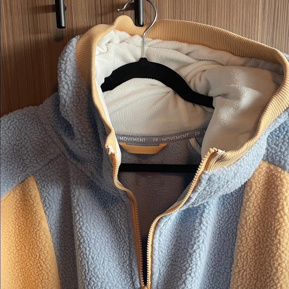 FP Movement by Free People Colorblock Teddy Jacket - Picture 4 of 7